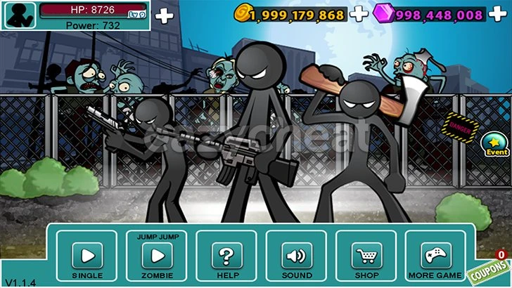 ANGER OF STICK 5 : ZOMBIE CHEAT