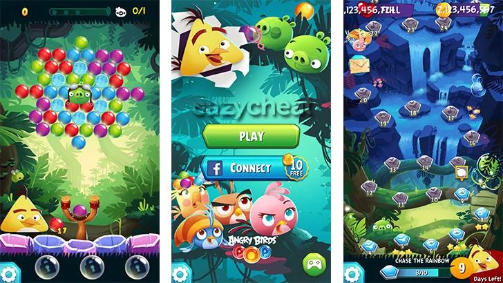 ANGRY BIRDS POP BUBBLE SHOOTER CHEAT