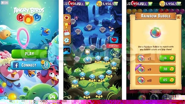 ANGRY BIRDS POP BUBBLE SHOOTER CHEAT
