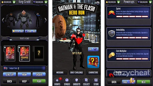 BATMAN & THE FLASH: HERO RUN CHEAT