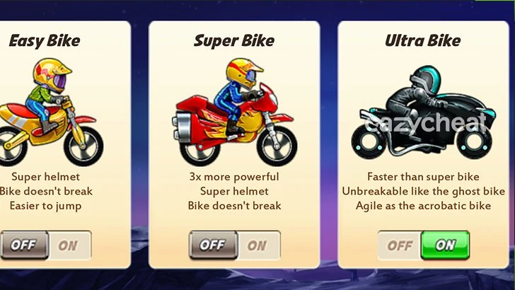 BIKE RACE PRO BY T. F. GAMES CHEAT