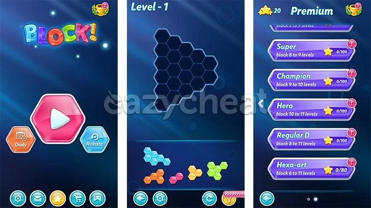 BLOCK! HEXA PUZZLE CHEAT