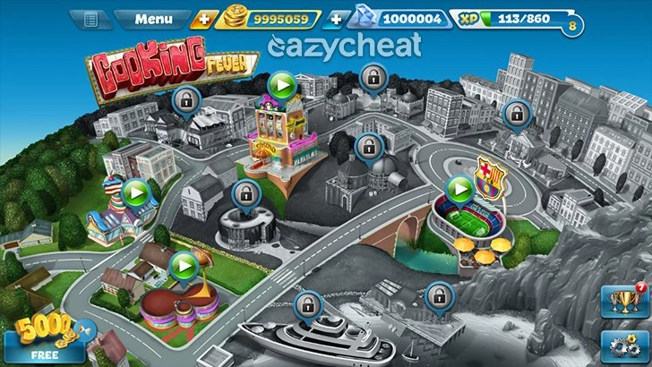COOKING FEVER CHEAT