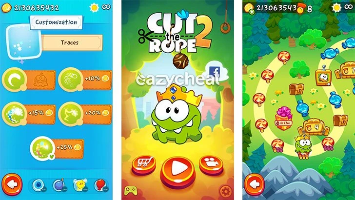 CUT THE ROPE: TIME TRAVEL CHEAT