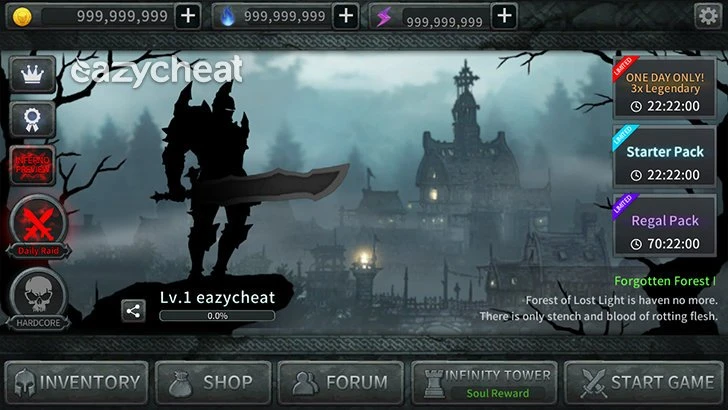 DARK SWORD CHEAT