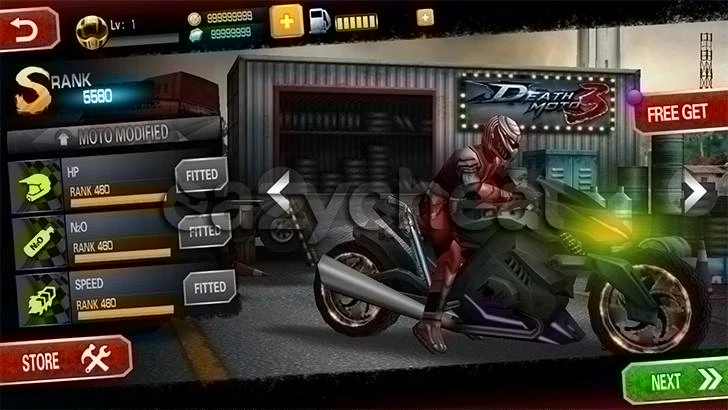 DEATH MOTO 3 : FIGHTING BIKE RIDER CHEAT