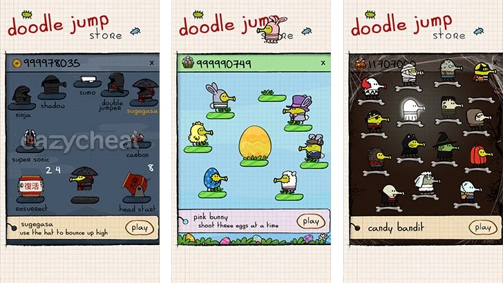 DOODLE JUMP CHEAT
