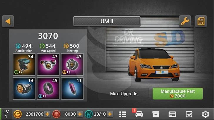 DR. DRIVING 2 CHEAT