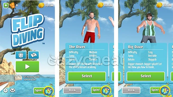 FLIP DIVING CHEAT