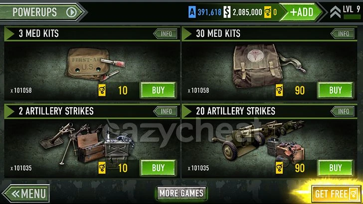 FRONTLINE COMMANDO: D-DAY CHEAT