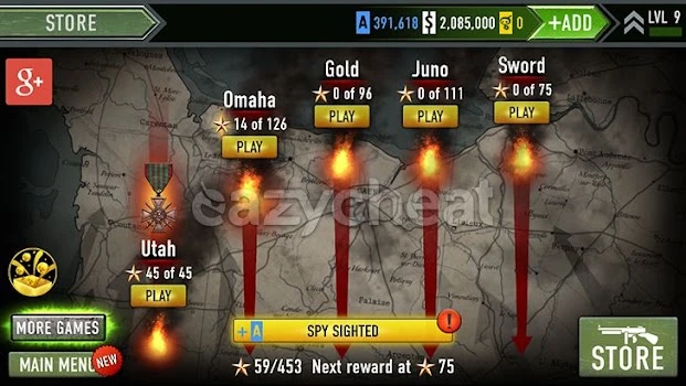 FRONTLINE COMMANDO: D-DAY CHEAT
