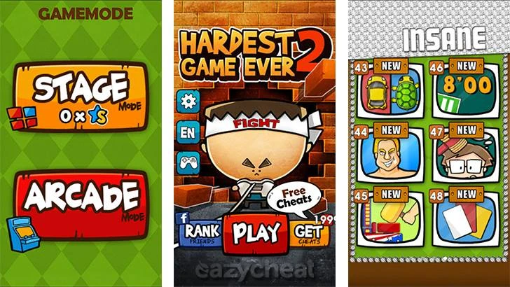 HARDEST GAME EVER 2 CHEAT