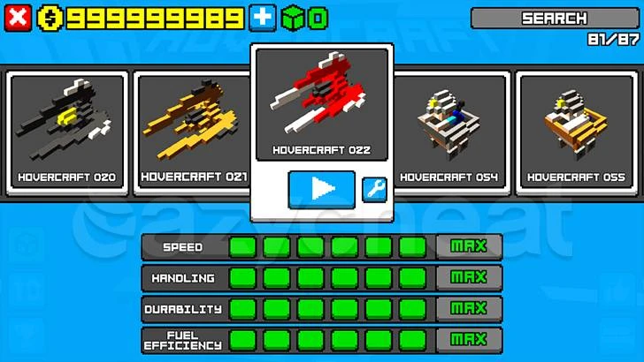 HOVERCRAFT – BUILD FLY RETRY CHEAT