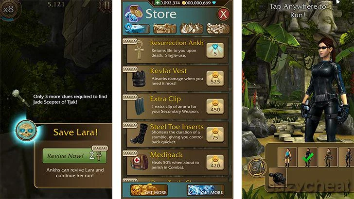LARA CROFT: RELIC RUN CHEAT