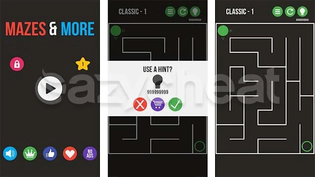 Mazes & More Cheat
