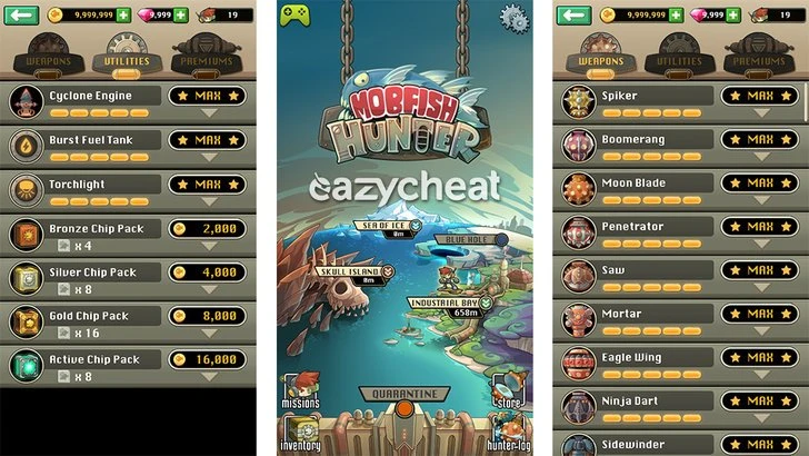 MOBFISH HUNTER CHEAT