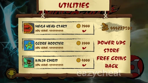 NINJA REVENGE CHEAT