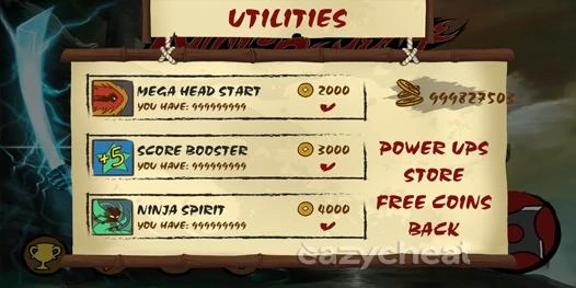 NINJA REVENGE CHEAT