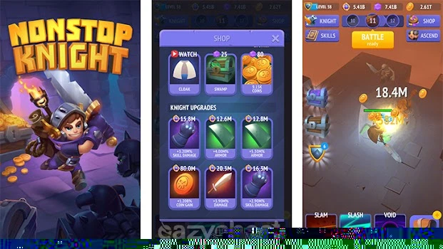 NONSTOP KNIGHT – OFFLINE IDLE RPG CLICKER CHEAT