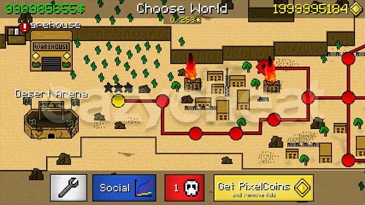 PIXEL FORCE 2 CHEAT
