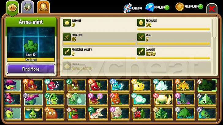 PLANTS VS ZOMBIES 2 CHEAT