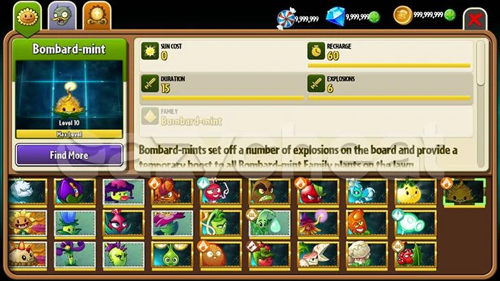 PLANTS VS ZOMBIES 2 CHEAT