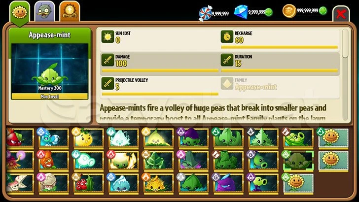 PLANTS VS ZOMBIES 2 CHEAT