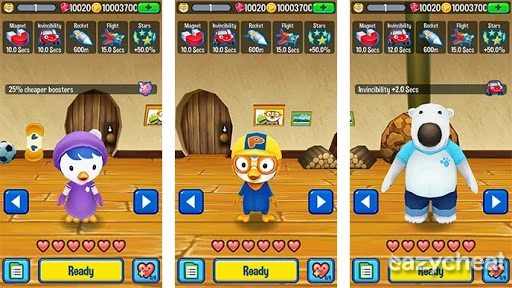 PORORO PENGUIN RUN CHEAT
