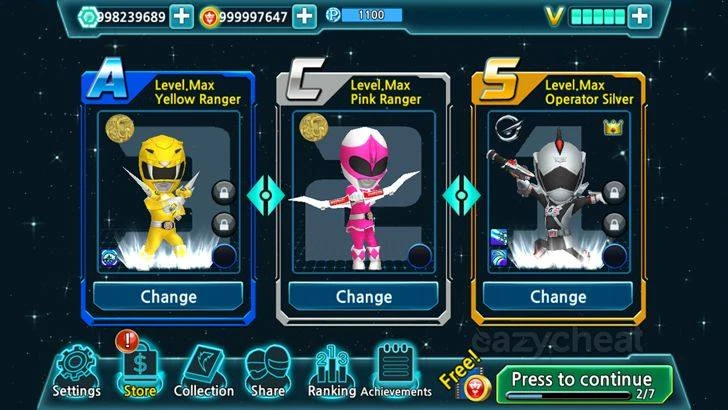 POWER RANGERS DASH (ASIA)CHEAT