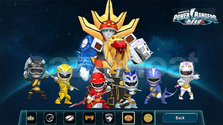 POWER RANGERS DASH CHEAT
