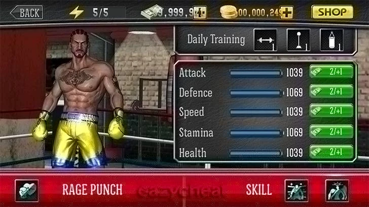 PUNCH BOXING 3D CHEAT