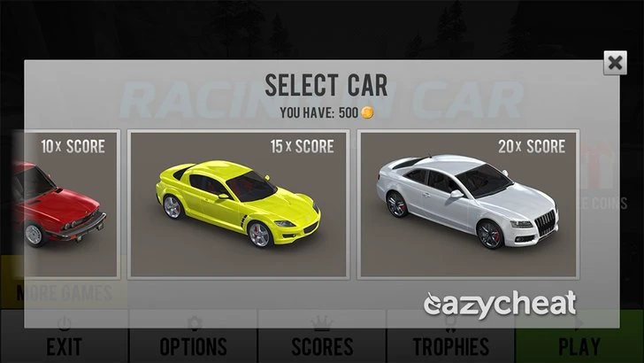 RACING IN CAR CHEAT
