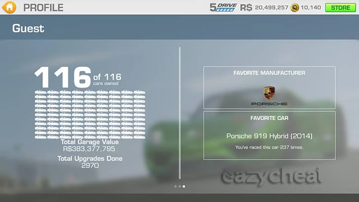 REAL RACING 3 CHEAT