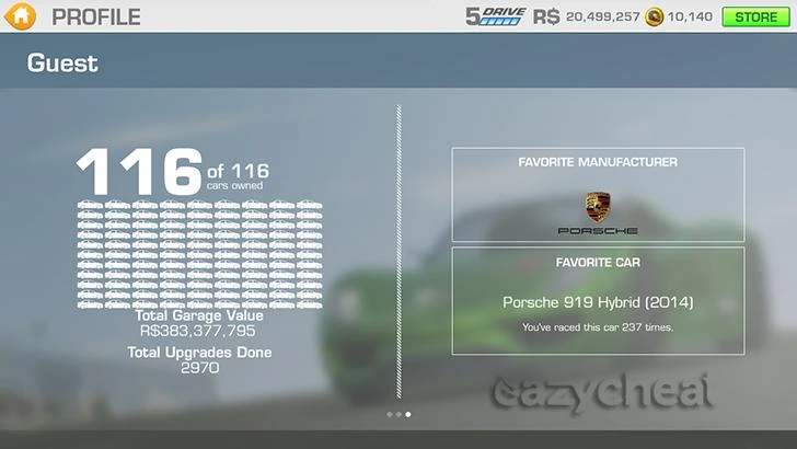 REAL RACING 3 CHEAT
