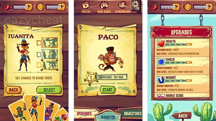 RUN & GUN: BANDITOS CHEAT