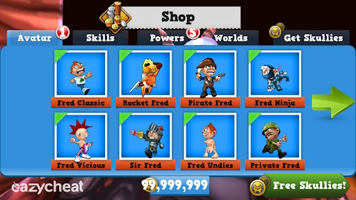 RUNNING FRED CHEAT