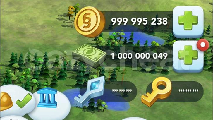 SIMCITY BUILDIT CHEAT