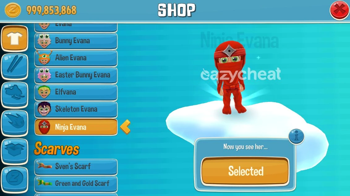 SKI SAFARI 2 CHEAT