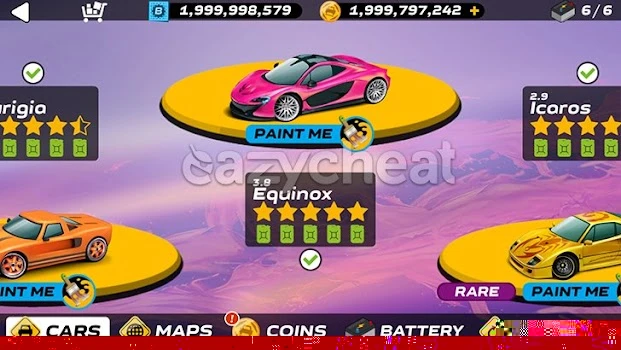 SPLASH CARS CHEAT