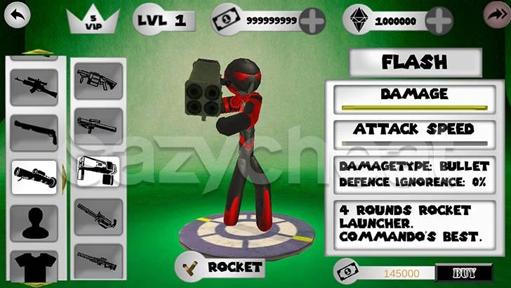 STICKMAN ROPE HERO CHEAT