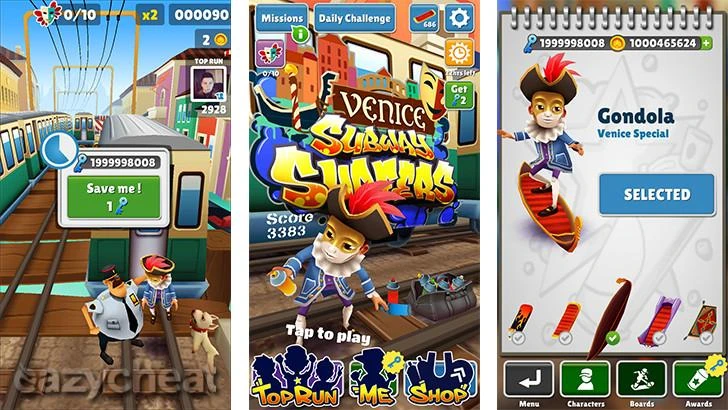 SUBWAY SURFERS CHEAT
