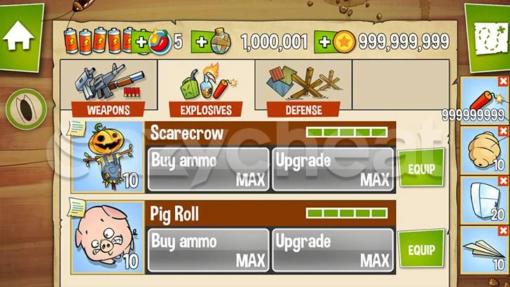 SWAMP ATTACK CHEAT