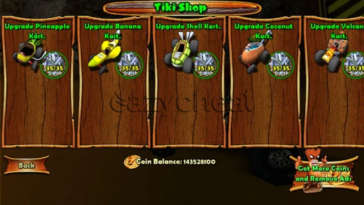 TIKI KART 3D CHEAT