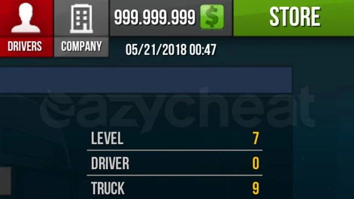 TRUCK SIMULATOR CHEAT