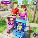 VIRTUAL MOTHER NEW BABY TWINS FAMILY SIMULATOR CHEAT