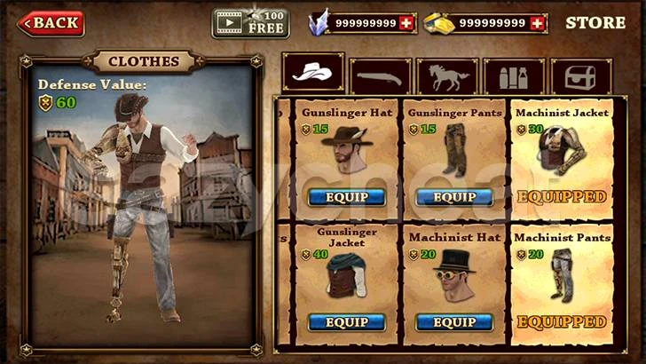 WEST GUNFIGHTER CHEAT
