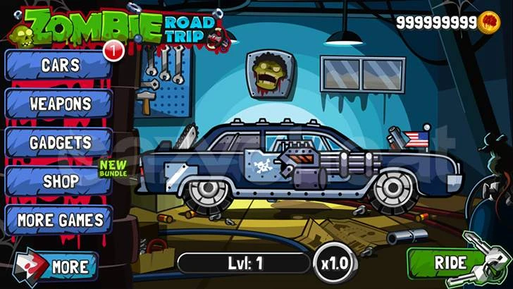 ZOMBIE ROAD TRIP CHEAT